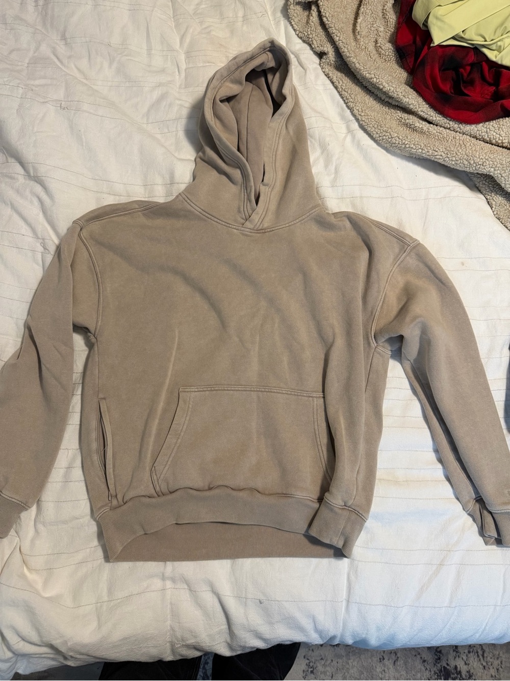 Hollister Men's Taupe Hoodie Pullover